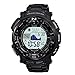 Casio Men's PRG250BD-1 Black Plastic Quartz Watch with Digital Dial