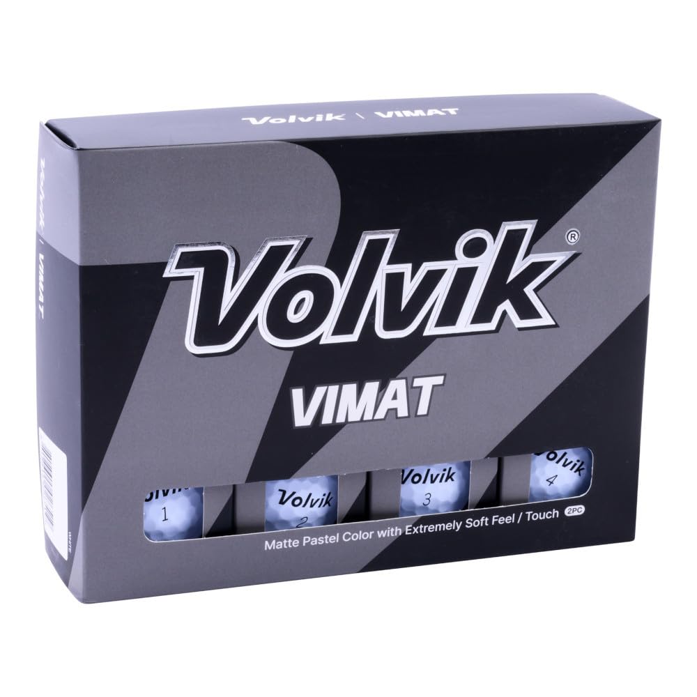 Volvik Unisex's Vimat Golf Ball, White, one size