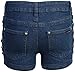 dELiA*s Girl\'s Denim Twill Shorts (2 Pack), Black & Blue, Size 8'
