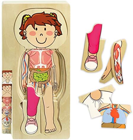 Kidzlane Wooden My Body Puzzle for 