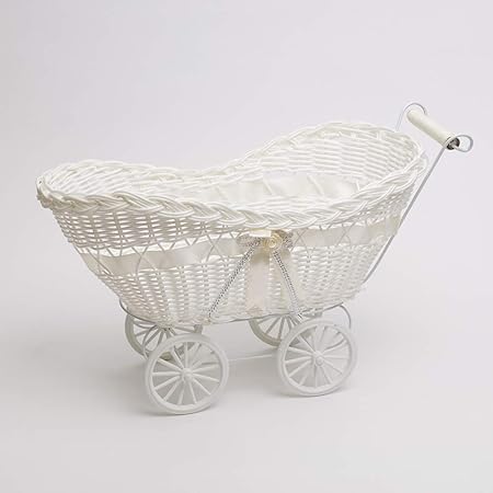 wicker pram basket