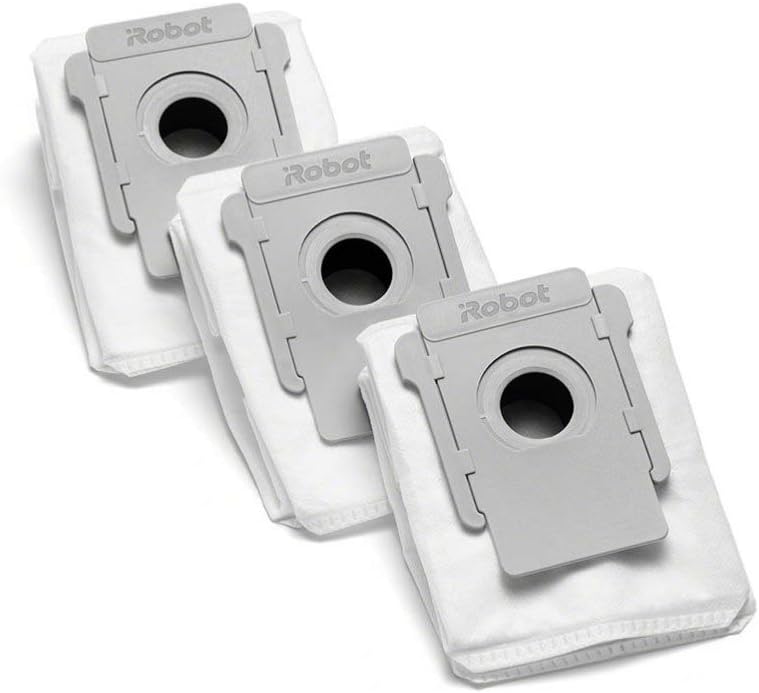 iRobot Authentic Replacement Parts- Clean Base Automatic Dirt Disposal Bags, 3-Pack, Compatible with All Clean Base models, White - 4640235 -