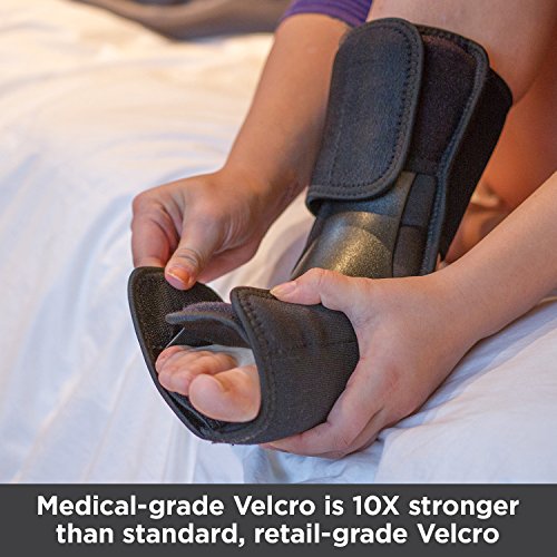 BraceAbility Dorsal Night Splint Plantar Fasciitis Pain Relief, Foot