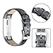 Vancle Fitbit Alta (HR) Band / Fitbit Alta HR 2017 Leather Wristband Adjustable Replacement Accessories Strap with Buckle for Fit bit Alta (Magic Silver)