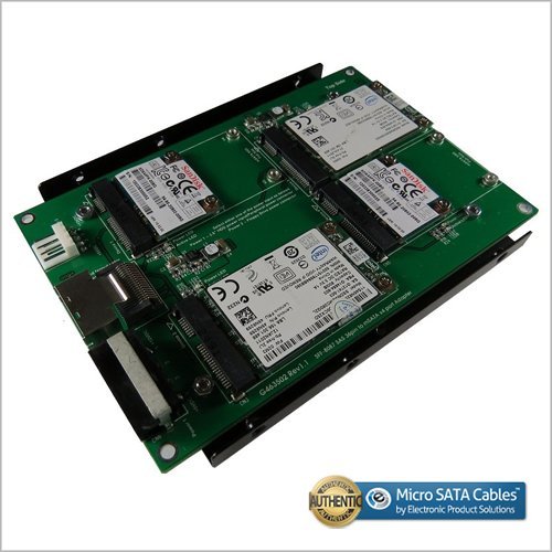 Mini SAS SFF-8087 to mSATA x 4 with 3.5 Inch Frame