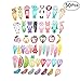 Sufermoe 50 pcs Hair Clips Animal printed pattern Hairpins Non-slip Hair Barrettes Hair Accessories for Dogs
