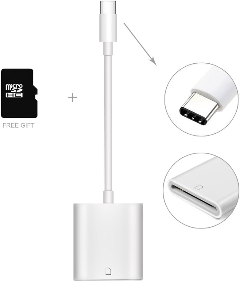Type-C to SD Card Camera Reader,Antfire Trail Game Camera Card Viewer Reader USB C Card Camera Reader Adapter for Macbook Pro and Samsung LG Android Smartphone & tablet (with Type-C and OTG function) No App Required