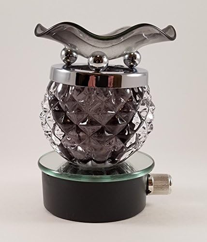 Plug-In Aromatherapy Fragrance Lamp W/Dimmer Electric Oil Warmer/Burner