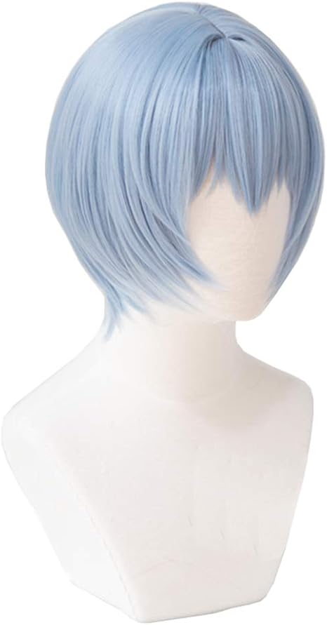 Amazon コスプレウィッグ ネット付き Eva 綾波レイ あやなみレイ ブルー 耐熱 ウィッグ かつら Wig B コスプレ 仮装 通販