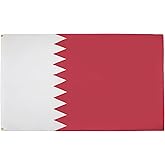 AZ FLAG - Qatar Flag - 2x3 Ft - 100D Polyester Qatari Banner with Two Metal Grommets - Fade Resistant - Vivid Colors - 2' x 3' Feet - 90x60 Cm
