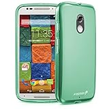 Fosmon DURA-FROST Smooth Durable & Flexible Slim Fit TPU Case Cover for Motorola Moto X (2nd Generation 2014) (Teal)