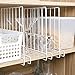 Bekith Housekeeping Accessories Coated Wire Closet Shelf Dividers, Clothes Organizer & Storage, Set of 3
