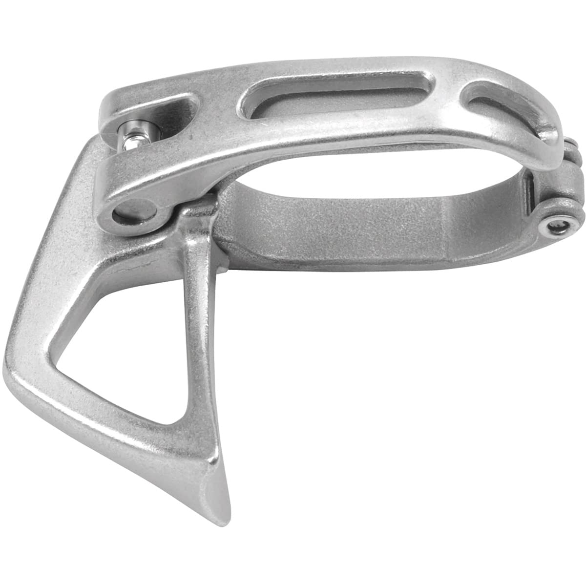 EDELRID Unisex - Adult Ice Tool Accessories Leash Clamp Silver, Uniform