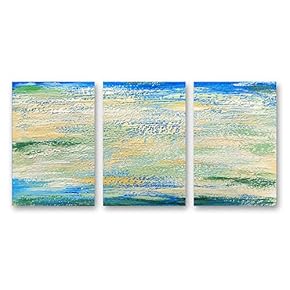 3 Panel Canvas Wall Art Abstract Color Pictures Home Wall Decorations for Bedroom Living Room Paintings Canvas Prints Framed - 16"x24" x 3 Panels