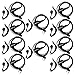 Retevis Walike Talkie Earpiece with Mic G Shape 2 Pin Adjustable Volume Headset for Retevis H-777 RT22 RT21 Baofeng UV-5R 888S 2 Way Radio (10 Pack) primary