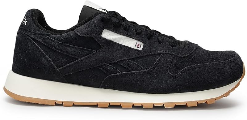 Classic Leather, Baskets Unisexe-Adulte, Gum pour Craie Noir, 36 EU — photo 1 sur 7