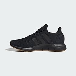 adidas mens Swift Run Core Black/Core Black/Core