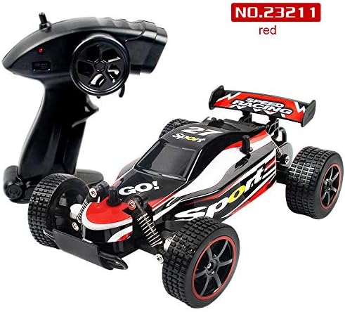 Remote Control Car,Anti-fall RC Off Road Cars High Speed Climbing Truck RC Cars,2.4GHz Radio Remote Control Racing Vehicle,Race Buggy Car,Gift Toy Car For Boys-15.5*21.3*9/6.1*8.4*3.5 Inches ,23211red