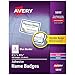 Avery Flexible Printable Name Tags, White with Blue Border, 400 Removable Name Badges (05895)
