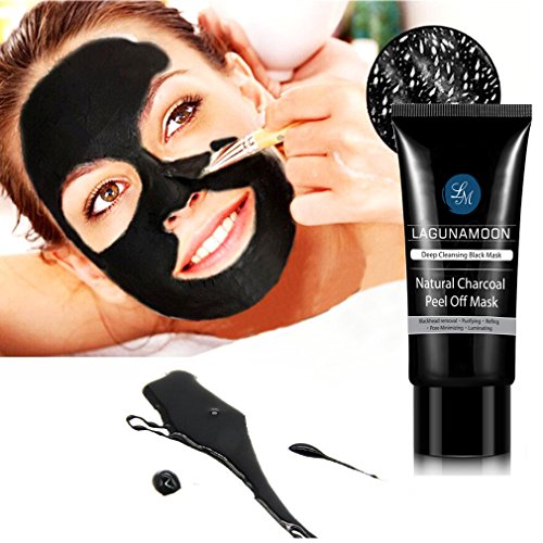 image for Lagunamoon Purifying Black Mask Charcoal Peel Off Mask, Blackhead Mask