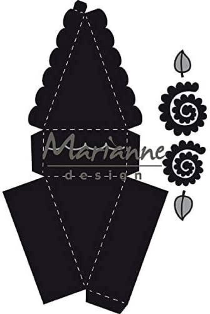 Marianne Design Cutting Die, Metal, Silver, Medium