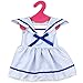 Shero 12 - 16 Inches Baby Doll's Dress Sailor Dress