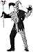 California Costumes Adult Dark Jester Costume Large Black