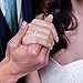 LUNIQI Silicone Wedding Ring for Women, Thin and Stackable Durable Rubber Safe Band for Love, Couple, Souvenir and Outdoor Active Exercise Style-10 Rings Pack