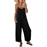 ANRABESS Women Jumpsuits 2026 Casual Sleeveless Spaghetti Strap Boho Wide Leg Rompers Summer Outfits Beach Vacation Clothes