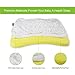 Aloudy Newborn Pillow, Memory Foam Baby Crib Pillow for Preventing Plagiocephaly or Flat Head Syndrome (17.5