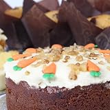 Baked with Love Carrot Sugar Decorations 12 pcs Orange Edible Royal Icing view 10