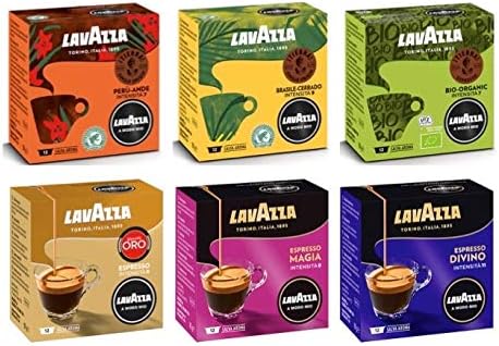 Lavazza a Modo Mio Premium Variety Selection Pack: 6 Packs - (6 Blends - Total of 72 Coffee Capsules/Pods)