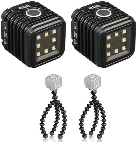 LITRA LitraTorch Photo and Video Light with Joby Gorillapod Flexible Mini-Tripod (2 Pack)