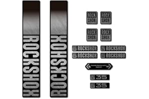 STAR SAM Compatible Stickers with Bike Fork Rock Shox 35 2021 Metallic Silver 1 CMT