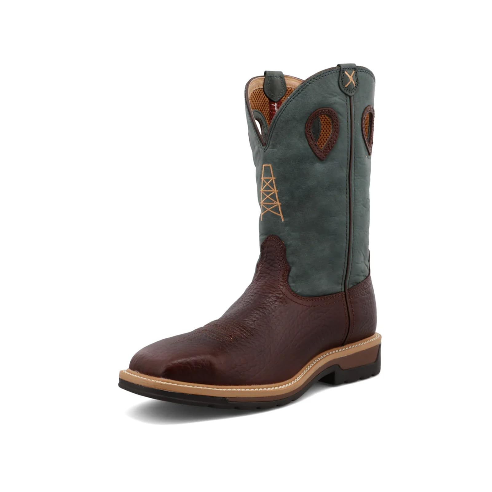 Twisted X Men's 12" Pull on Steel Toe Western Work Boot Image