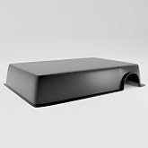 Vivarium Electronics Large Snake Hide Box 13.125"x9"x3" &ndash; Heavy Duty Polypropylene Reptile Hides for Ball Python Tank Accessories and Snake Cage Setups, Secure Offset Door Terrarium Hideouts