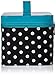 Caboodles Gilded Pleasure Nail Valet with White Polka Dots, Black, 2.36 Pound