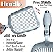iPrimio - Non Stick Coated - Deep Sifter Shovel - Designed by Cat Owners - Cat Litter Scooper, Kitty Litter Scoop, Deep Cat Poop Shovel - Super Solid Handle - Does Not Include Wall Hanger (Patented)