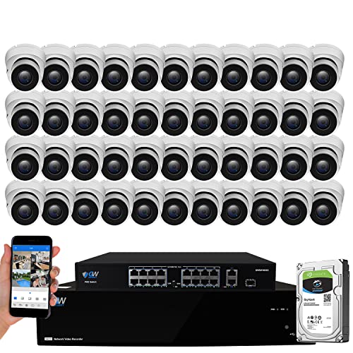 GW Security 64 Channel PoE NVR UltraHD 4K Smart AI Security Camera - Main Image