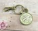 Faith Keychain She is Clothed with Strength Dignity Bible Verse Jewelry for Women Key Ring - Handmade Glass Proverbs 31 Pendant Bronze Crown Charm Packaged with Inspirational Message Card & Gift Box