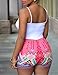 Ninimour Women's Sleeveless Paisley Print Boho Beach Shorts Rompers Jumpsuit