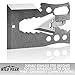 Wild Peak Survival Multitool Original 30+ Function Axe Card for Camping Gear, Hiking, Fishing, Climbing, Hunting, Wilderness Survival, Preppers Bug Out Bag, Emergency Kit