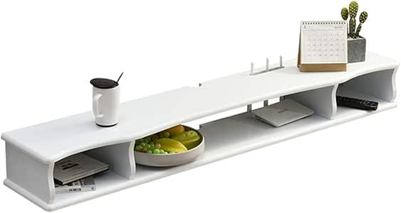 JTQMDD Estante de Almacenamiento de Fondo de Pared de gabinete de TV