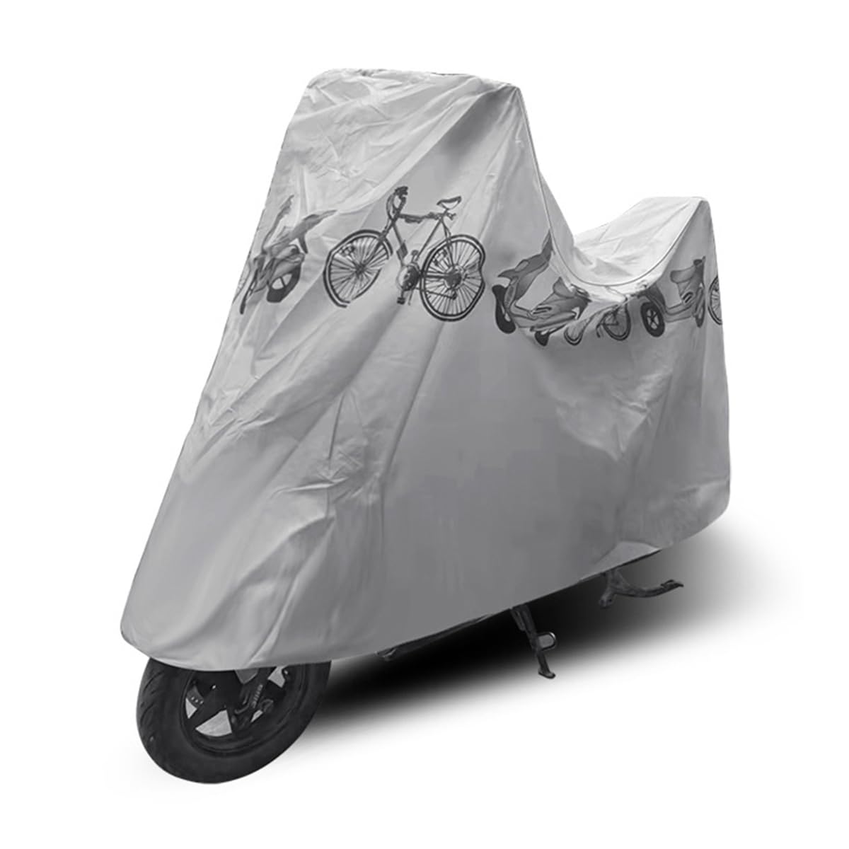 Bicycle Cover Nylon Waterproof Anti-Dust Rain UV Protection High Performance Dust Bicycle Cover Storage Bag Protective for Mountain Bikes (Grey)