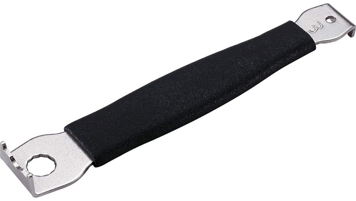 BBB Cycling Bolt Grip Chain Ring Nut Wrench for Bikes, Schwarz-silber