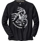 Legendary Whitetails Men's Signature Series Long Sleeve Tee Black Large