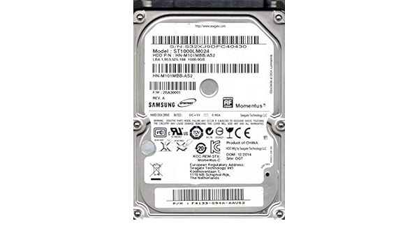 Amazon Com Samsung St1000lm024 Hn M101mbb As2 F W 2ba Seagate 1tb Computers Accessories