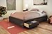 South Shore Storage Collection 54-Inch Full Mates Bed, Chocolate