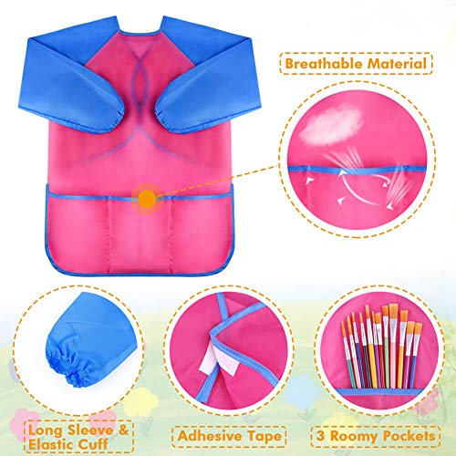 2 PAXCOO+Children+Waterproof+Painting+Palettes