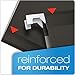 Pendaflex 04152 1/5 BLA Reinforced Hanging File Folders, Letter Size, Black, 1/5 Cut, 25/BX (4152 1/5 BLA)